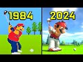 Evolution Of Mario Golf Games 1984 2024