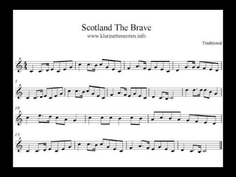 Scotland The Brave   Play Clarinet