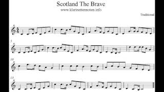 Scotland The Brave   Play Clarinet