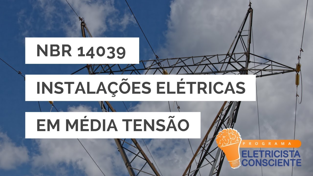 ABNT NBR 14039   Norma de instalação elétricas em média tensão