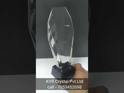 Crystal Trophy with Base