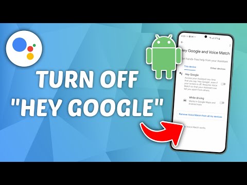 How to Turn Off Hey Google On Android (Google Assistant)