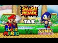 Smash Remix TAS Mario VS Sonic