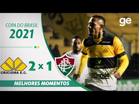 Gols e lances de Criciúma x Fluminense