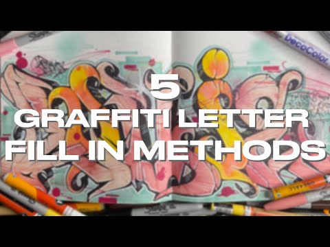5 Ways You Can Color Your Graffiti Letters (Blackbook Edition)