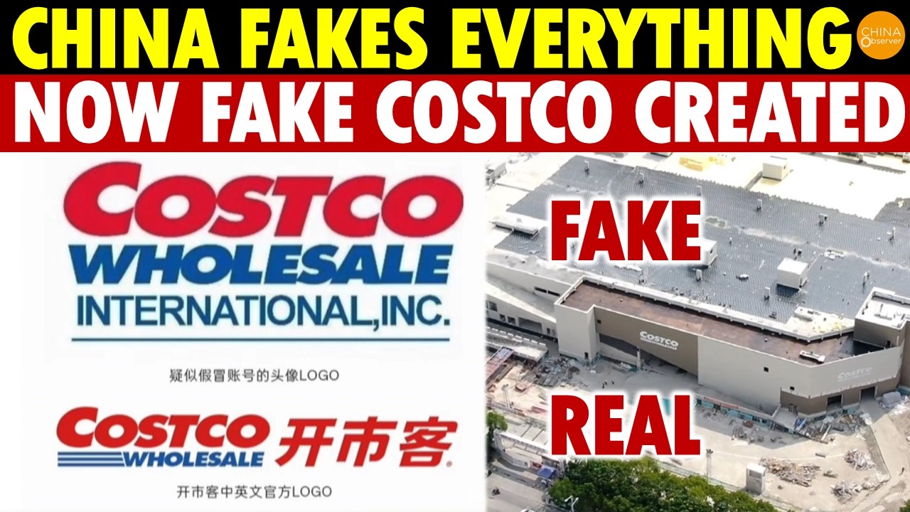 What a Joke! China Creates Fake Costco, Sued the Real One—Fakes Winning Everywhere!