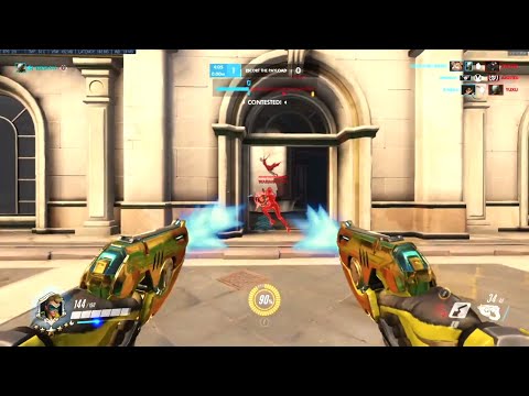 KABAJI PRO TRACER + EMONGG HAMMOND! [ OVERWATCH SEASON 26 TOP 500 ]