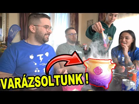 VARÁZSOLTUNK, de tényleg, A SRÁCOKKAL ! | MAGIC MIXES unboxing és TESZT