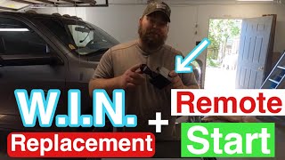 WIN MODULE REPLACEMENT - Adding Remote Start - Ram 3500 2012