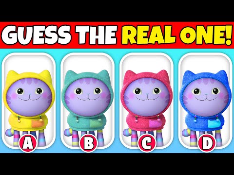 Which One is the Real DJ CATNIP?! 👀 | GABBY'S 🪆🏠 DOLLHOUSE CHARACTERS | Guess the Real One! Mercat