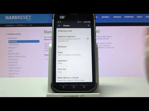 How to Change Font Size on CAT S40 – Set Up Font Size