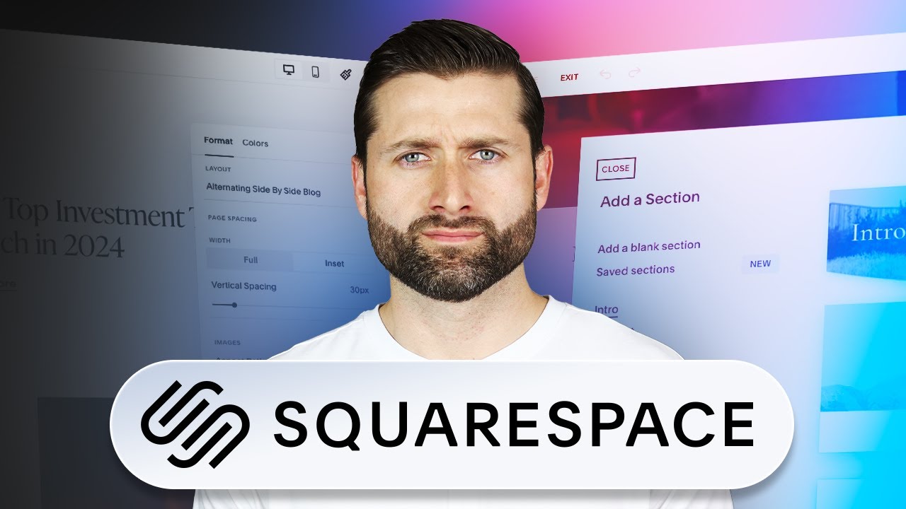 Make a website fast with Squarespace | No experience Squarespace tutorial!
