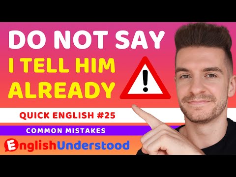 Common English Mistakes With Verb Tenses