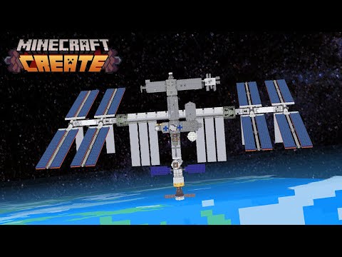 I Built A Working Space Station Using Create Mod