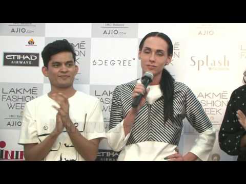 Sarah Jane Dias & Sapna Bhavnani Walks Ramp For Splash At Lakme Fashion Week 2017