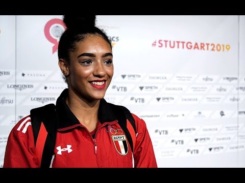 Mandy Mohamed (EGY) Interview - 2019 World Championships -  Podium Training