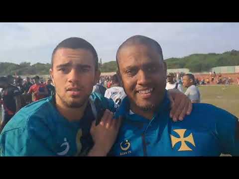 An emotional Elton Swartz head coach of Vasco da Gama # https://noboneswithjones.co.za/