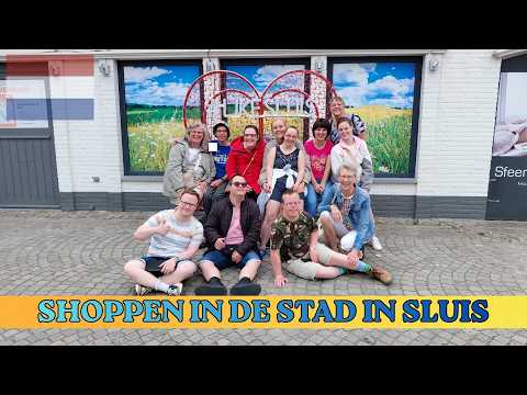 Shoppen in sluis van Zuidzande