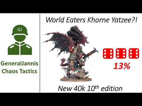 World Eaters faction focus 10th Khorne Yatzee -  GeneralJannis - New WH40k 10th edition