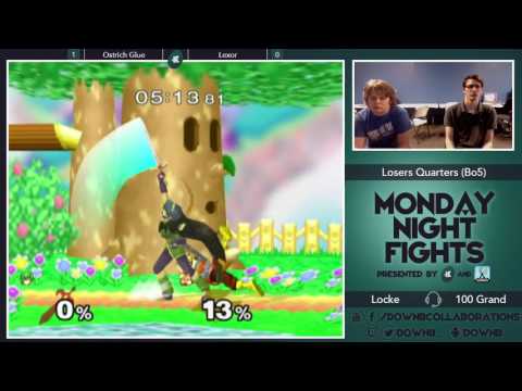 [Level Up Games Melee — 3/20/17] Losers Quarters: Ostrich Glue (Marth) v. Lexor (Fox)