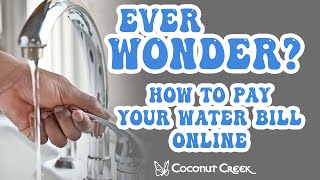 Ever Wonder How to Pay Your Water Bill Online