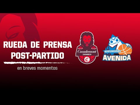 Rueda de prensa Casademont Zaragoza - Perfumerías Avenida