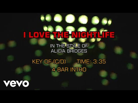 Alicia Bridges - I Love The Nightlife (Karaoke)