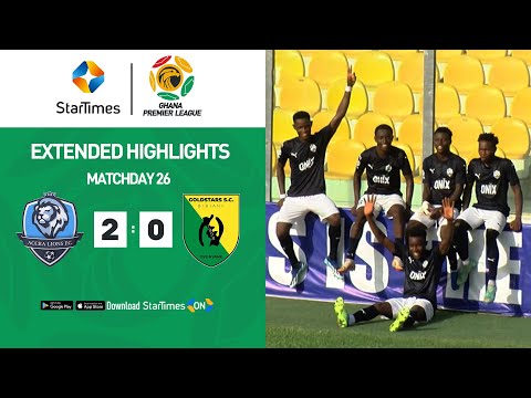 Accra Lions 2-0 Bibiani Gold Stars| Highlights | Ghana Premier League
