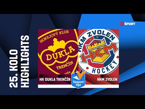 25. kolo: HK Dukla Trenčín - HKM Zvolen 5:3 (2:1, 0:2, 3:0)