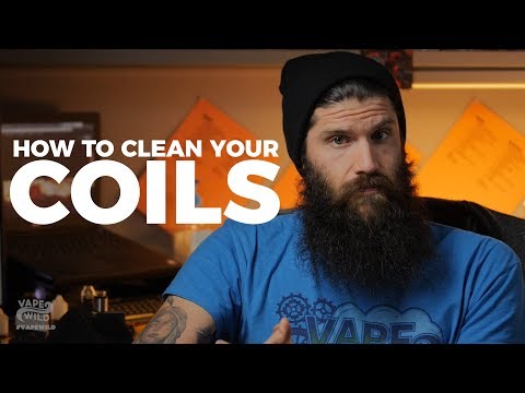 Part of a video titled How to Clean Your Vape | Pre Made Coils & Rebuildable Coils - YouTube
