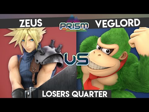 PRISM 212 - Zeus (Cloud) vs. Veglord (Donkey Kong) - Losers Quarters - Smash Ultimate Singles