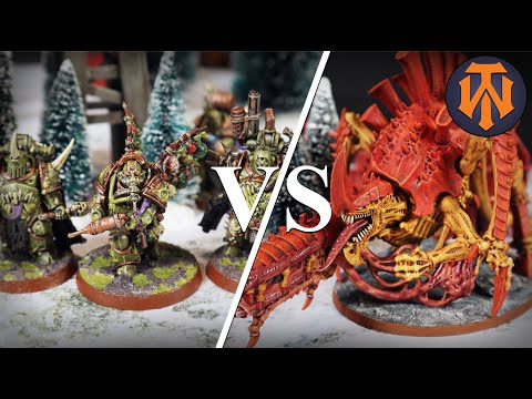 #18 Death Guard VS  Tyranids 40k Battle Report 500 Points 9th Edition Combat Patrol