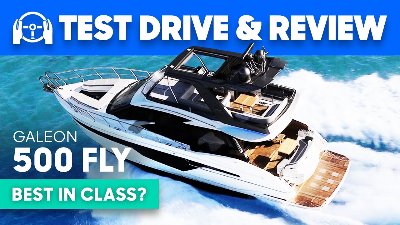 Galeon 500 Fly Yacht Test Drive & Full Review