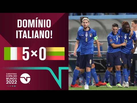 Gols e lances de Itália x Lituânia