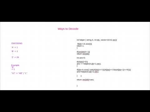 Facebook Coding Interview Question - Number of Ways to Decode Message?