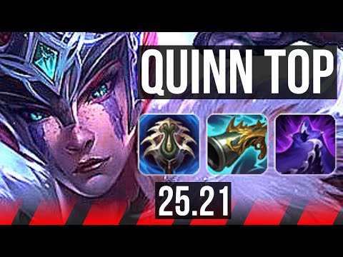 QUINN vs TRYNDAMERE (TOP) | 500+ games, Dominating | EUW Master | 25.21