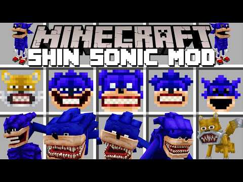 Minecraft SHIN SONIC MOD / SHIN SONIC TAPES ADDON! (Minecraft Mods)