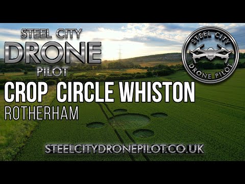 Whiston Crop Circle - South Yorkshire 4K Drone Footage