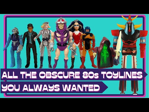 12 OBSCURE 1980s Toylines You Always WANTED | Lesser Known or Forgotten 80s Toys & Action Figures