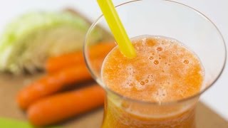 Как приготовить овощной антистресс коктейль из моркови