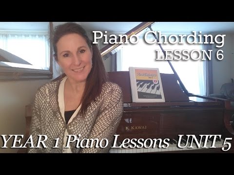 Piano Chording Lesson 6 [5-6] Danny Boy - all the Chords in Key of C - Tutorial