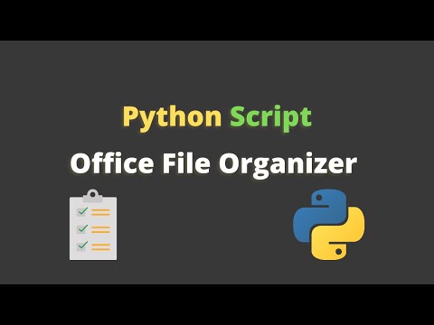 File Name Organizer Script Using Python 3 7 With Source Code