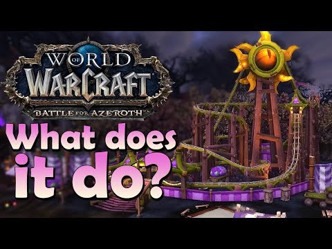 Darkmoon Faire Rollercoaster! What Does It Do? - Patch 8.1.5 | Battle for Azeroth