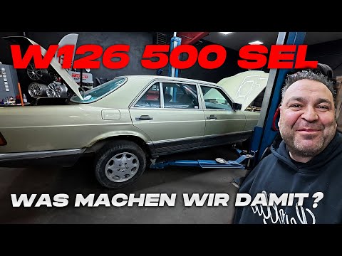 Seit Jahren im Hof gestanden - W126 500SEL - Was machen wir damit?