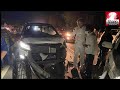 ACCIDENT Telangana Minister T Harish Rao Bal Bal BACHE Driver Zakhmi CAR HUI DAMAGE SIDDIPET