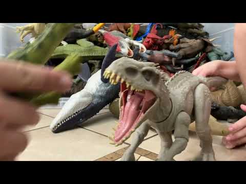 Jurassic World BATTERY CHALLENGE DREX TREX ATTACK REBIRTH Dominion CHAOS Theory Rare TOY Collection