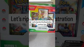 Opening Pokemon first partner illustration collection box. #pokemon #tcg #openingpacks #pokemoncards