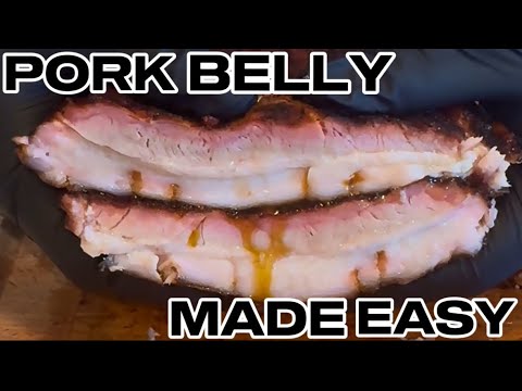PORK BELLY SMOKED On A PELLET GRILL | Simple Cook