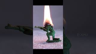 Toy Plastic Soldier Melting 🔥🔥🔥