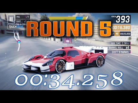 ASPHALT 9 - SCG 007S GRAND PRIX GUIDE - ROUND 5 4* - 34:258